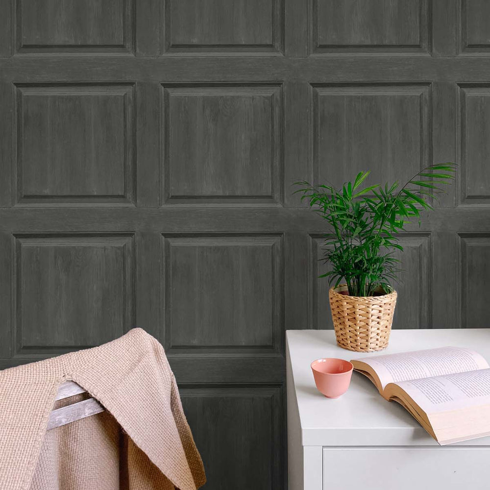 
                  
                    AS20308 faux wood panel peel and stick wallpaper desk from Arthouse
                  
                