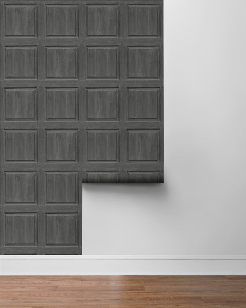 AS20308 faux wood panel peel and stick wallpaper roll from Arthouse