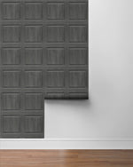 AS20308 faux wood panel peel and stick wallpaper roll from Arthouse