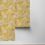 AS20406 bird garden peel and stick wallpaper roll from Arthouse