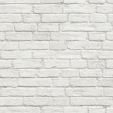 AX10800 peel and stick white brick removable wallpaper by NextWall