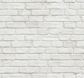 AX10810 winter vintage brick christmas peel and stick removable wallpaper from NextWall