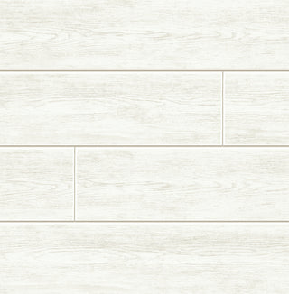 Off-White Shiplap Peel and Stick Removable Wallpaper