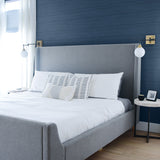 AX10902 coastal blue shiplap bedroom peel and stick removable wallpaper by NextWall