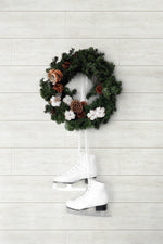 AX10910 farmhouse shiplap christmas peel and stick removable wallpaper decor from NextWall