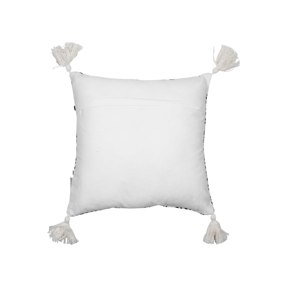 Arianna hand woven cotton throw pillow back