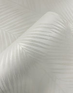 BD50000 palm leaf wallpaper roll glass beads from Etten Studios
