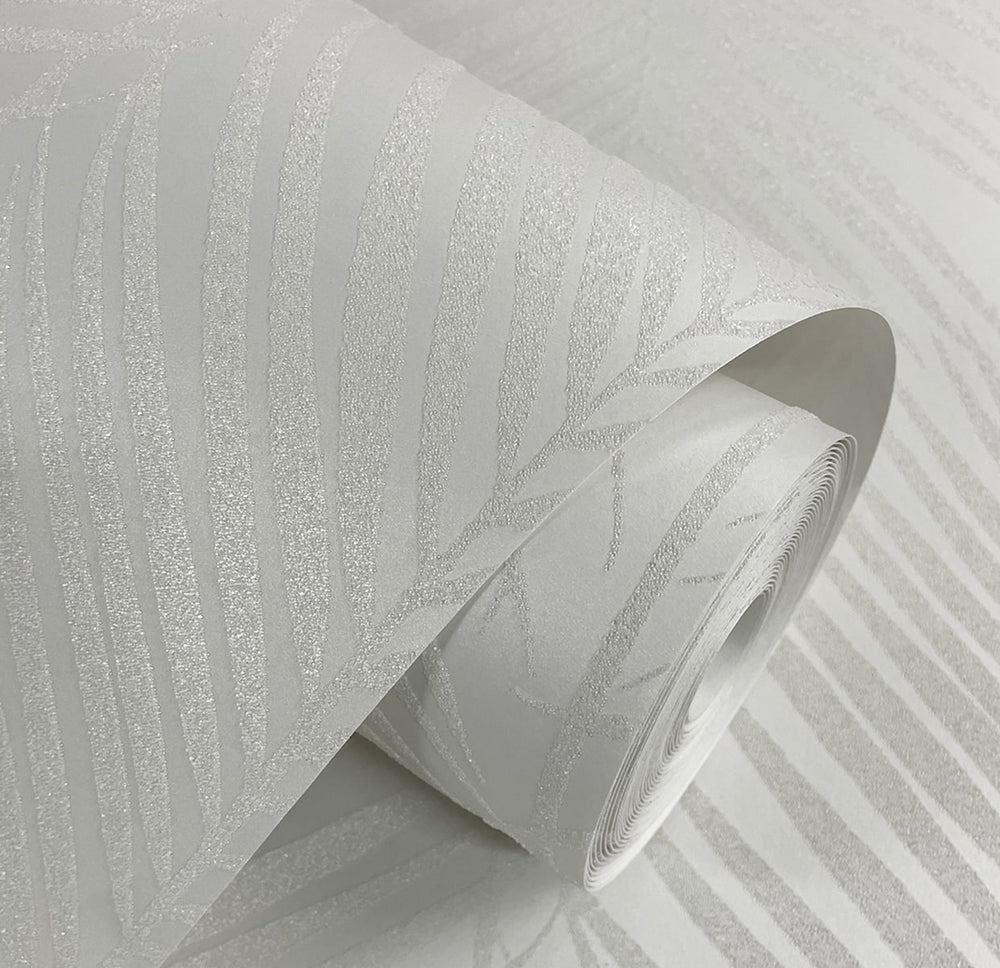 BD50000 palm leaf wallpaper texture glass beads from Etten Studios
