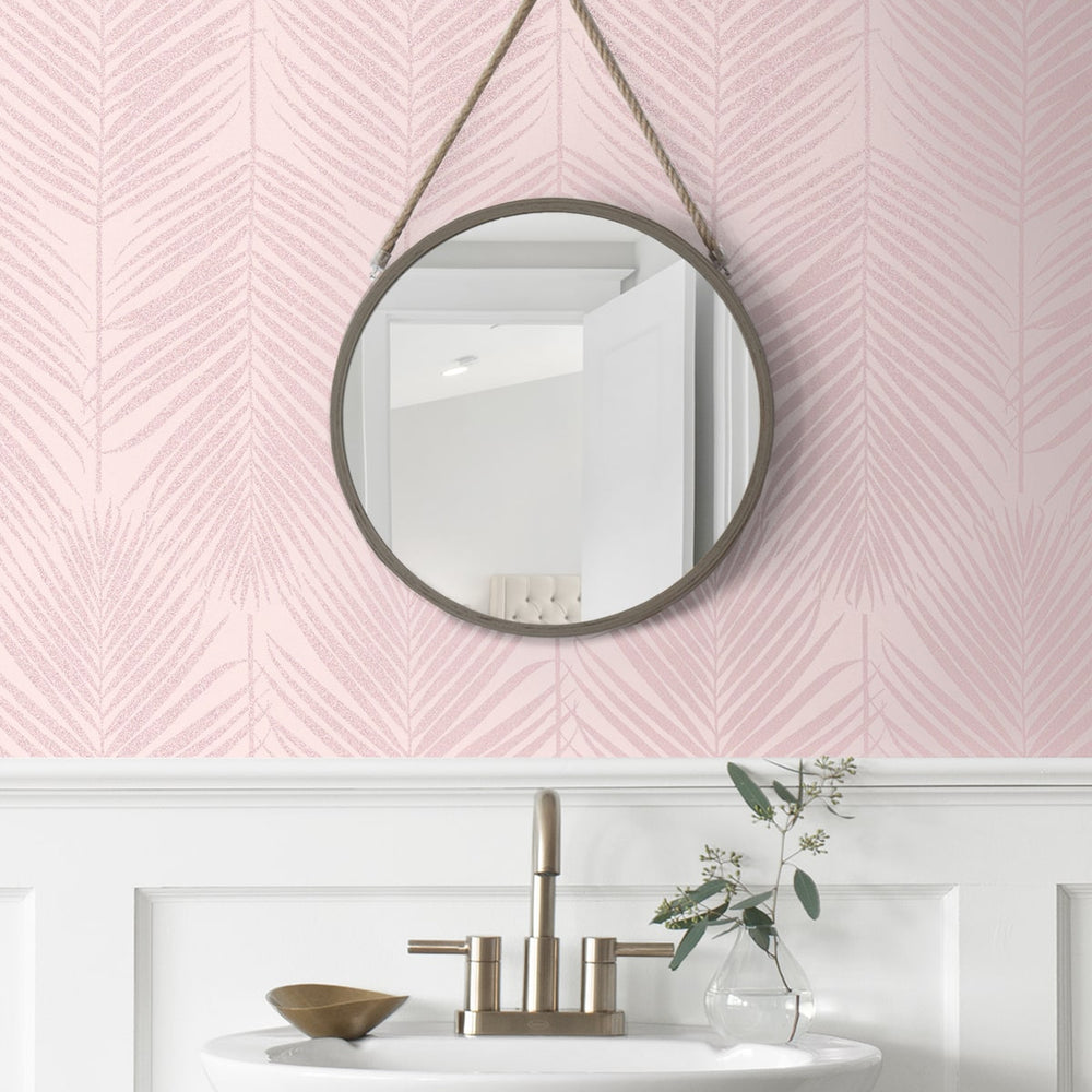 
                  
                    BD50001 palm leaf wallpaper bathroom glass beads from Etten Studios
                  
                