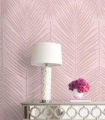 BD50001 palm leaf wallpaper decor glass beads from Etten Studios