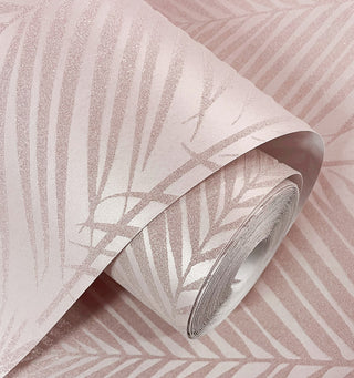 BD50001 palm leaf wallpaper roll glass beads from Etten Studios