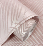 BD50001 palm leaf wallpaper roll glass beads from Etten Studios