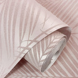 BD50001 palm leaf wallpaper roll glass beads from Etten Studios