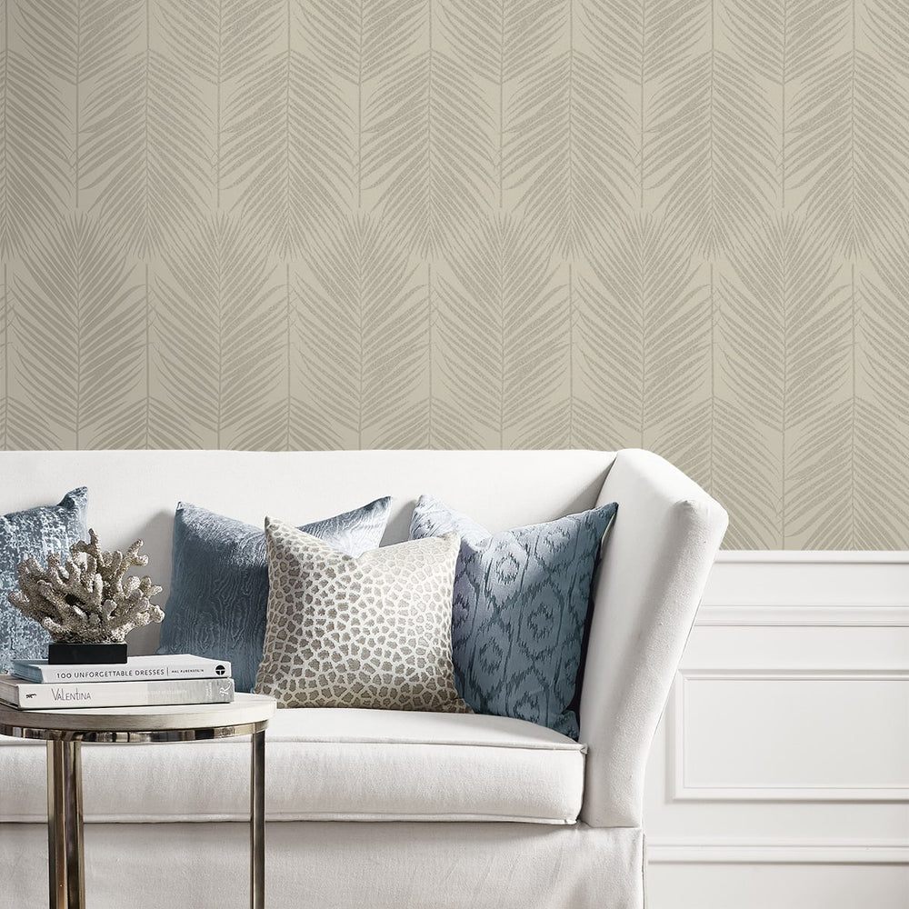 
                  
                    BD50003 palm leaf wallpaper living room texture glass beads from Etten Studios
                  
                