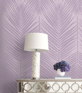 BD50009 palm leaf wallpaper decor glass beads from Etten Studios