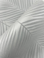 BD50010 palm leaf wallpaper texture glass beads from Etten Studios
