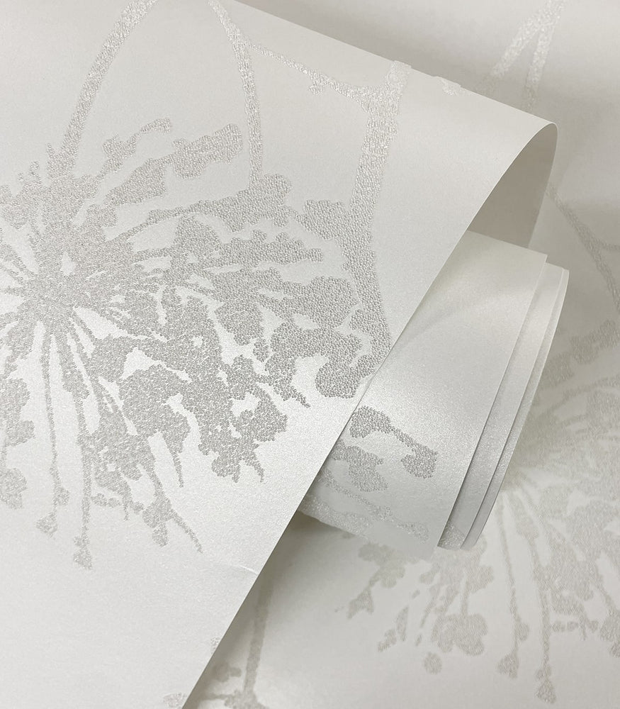 BD50200 botanical glass beaded wallpaper accent from Etten Studios