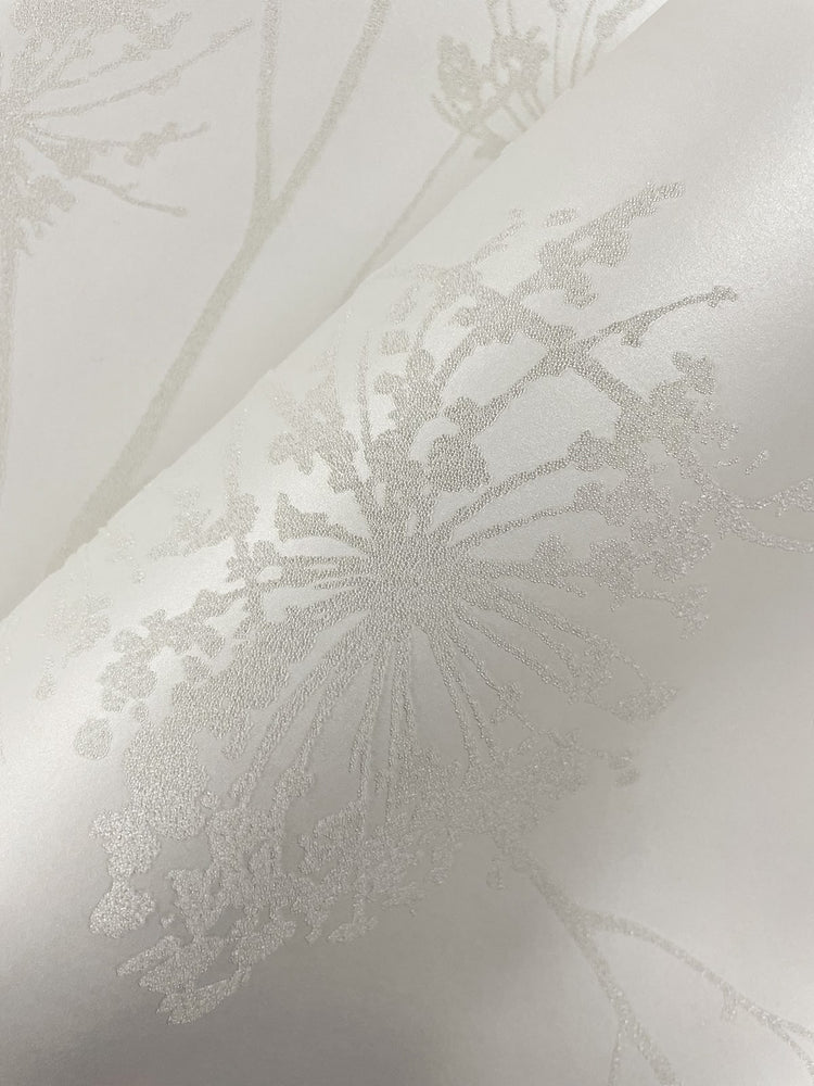 BD50200 botanical glass beaded wallpaper roll from Etten Studios
