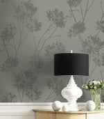BD50205 botanical glass beaded wallpaper decor from Etten Studios