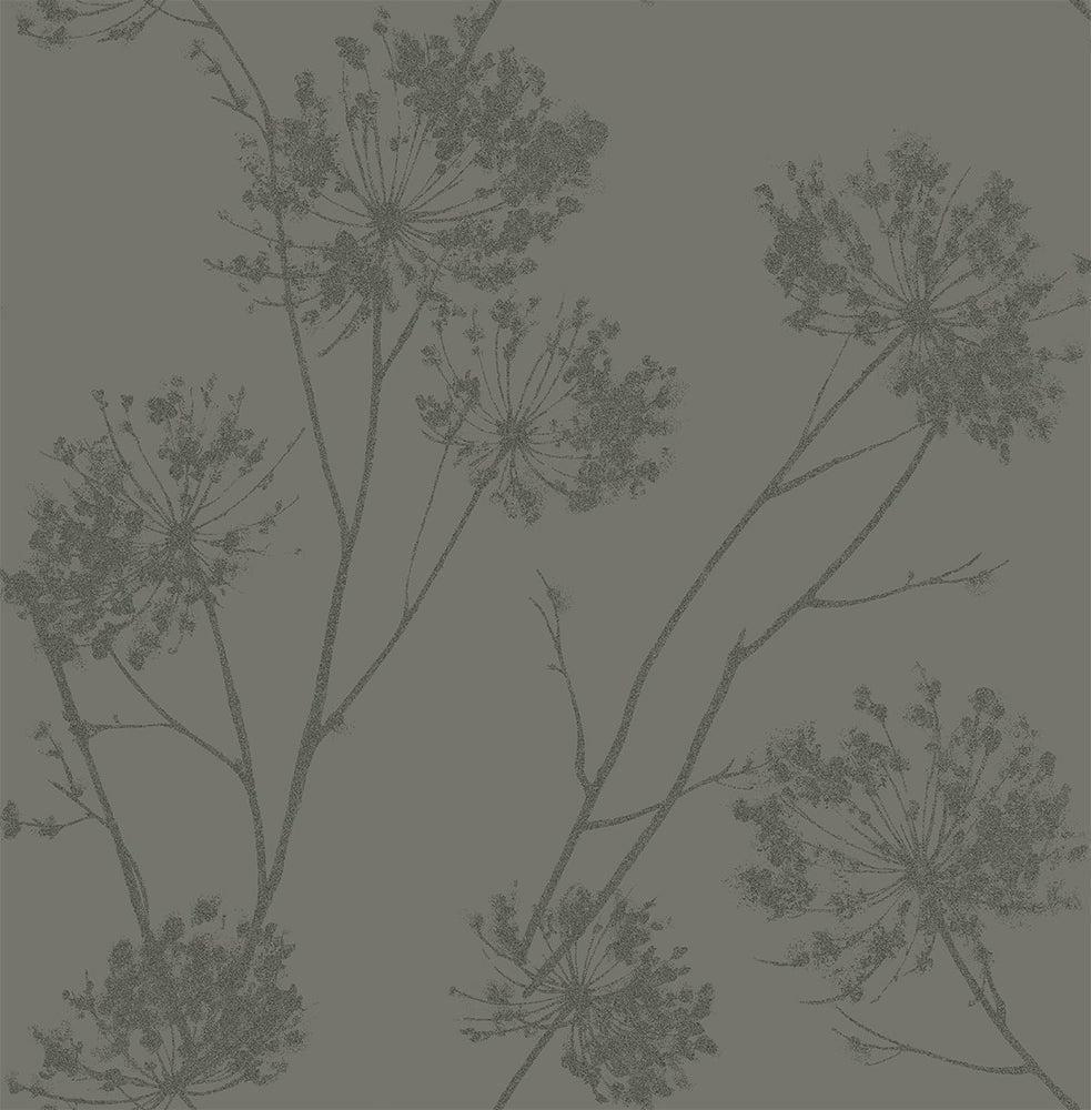 BD50205 botanical glass beaded wallpaper from Etten Studios