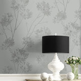 BD50210 botanical glass beaded wallpaper decor from Etten Studios