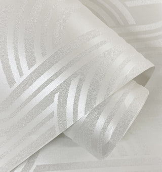 BD50400 deco arches glass bead wallpaper roll from Etten Studios