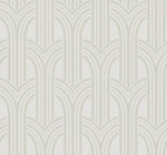 Deco Arches Glass Beaded Geometric Unpasted Wallpaper