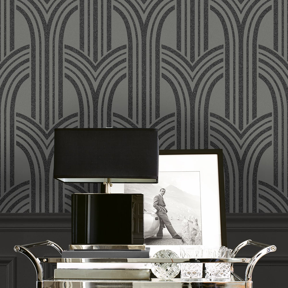 
                  
                    BD50420 deco arches glass bead wallpaper bar cart from Etten Studios
                  
                