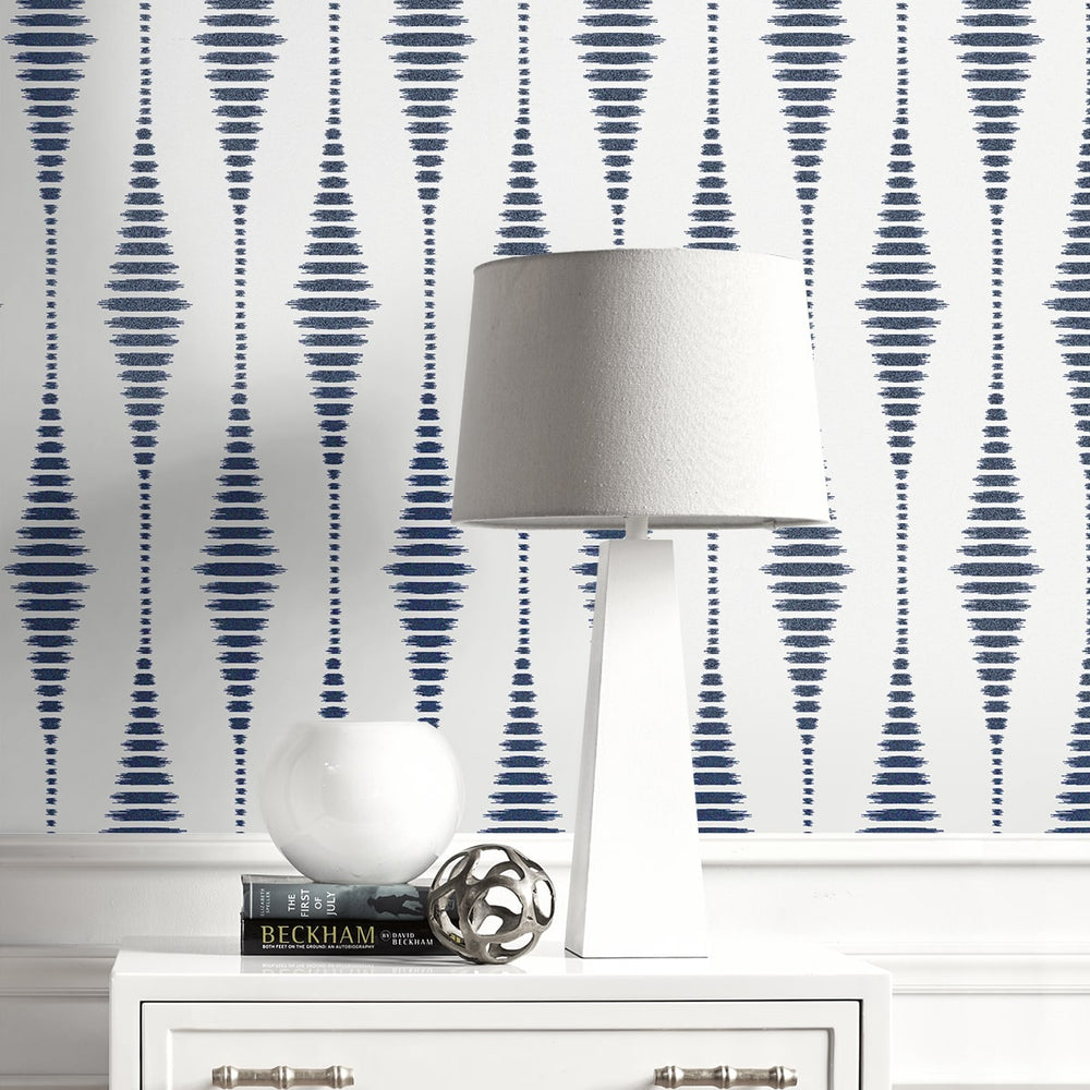 
                  
                    BD50602 ikat geometric glass bead wallpaper decor from Etten Studios
                  
                