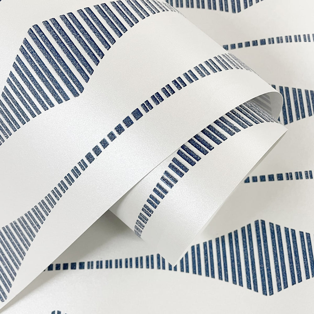 
                  
                    BD50602 ikat geometric glass bead wallpaper accent from Etten Studios
                  
                