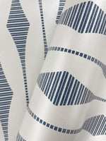 BD50602 ikat geometric glass bead wallpaper roll from Etten Studios