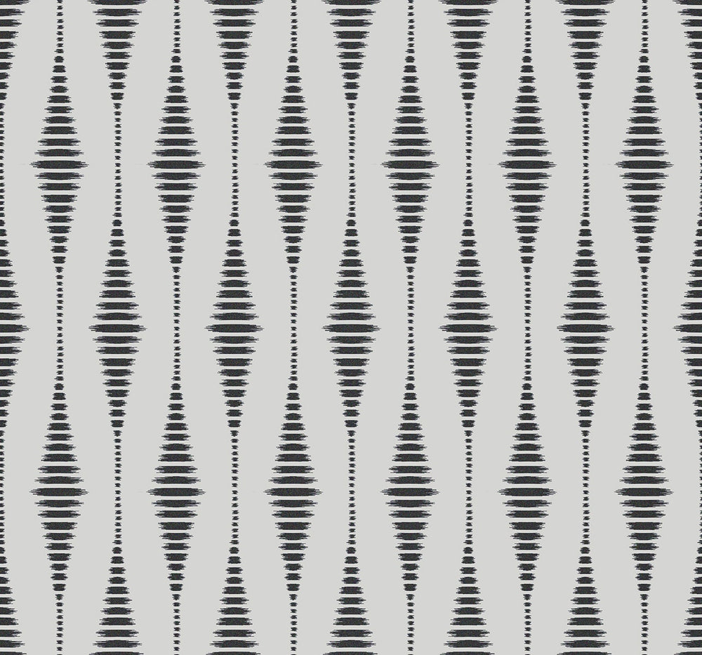BD50605 ikat geometric glass bead wallpaper from Etten Studios