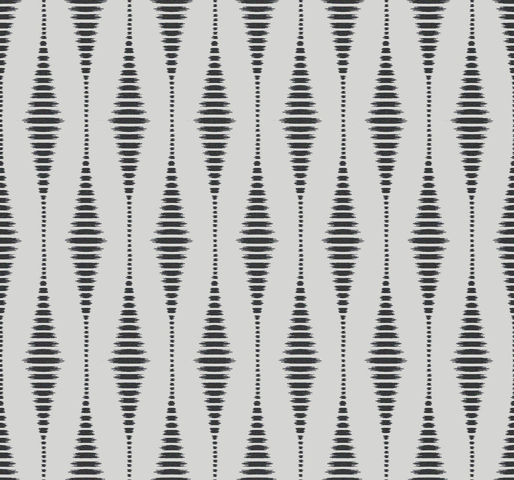 BD50605 ikat geometric glass bead wallpaper from Etten Studios