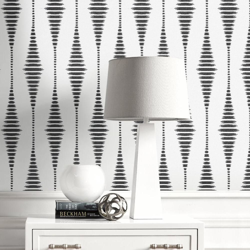 
                  
                    BD50610 ikat geometric glass bead wallpaper decor from Etten Studios
                  
                