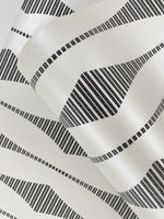 BD50610 ikat geometric glass bead wallpaper roll from Etten Studios