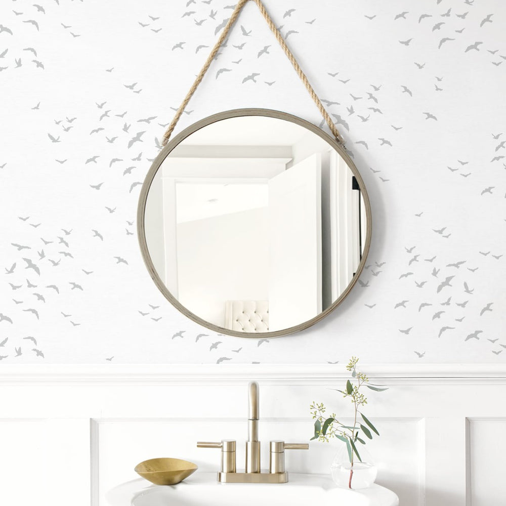 
                  
                    Coastal wallpaper grey bathroom SD81407LB from Say Decor
                  
                