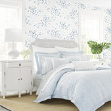 Bird peel and stick wallpaper coastal bedroom NW47602 from NextWall