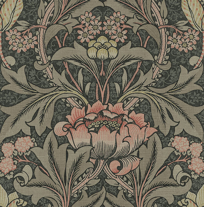 BM60100 Morris flower arts and crafts wallpaper from Say Decor