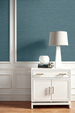 Textured vinyl wallpaper BV30116 living room from the Texture Gallery collection by Seabrook Designs