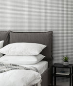 SD70217RC gingham picnic wallpaper bedroom from Say Decor