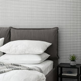 SD70217RC gingham picnic wallpaper bedroom from Say Decor