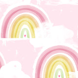 DA60201 pink kids rainbow nursery wallpaper from the Day Dreamers collection by Seabrook Designs