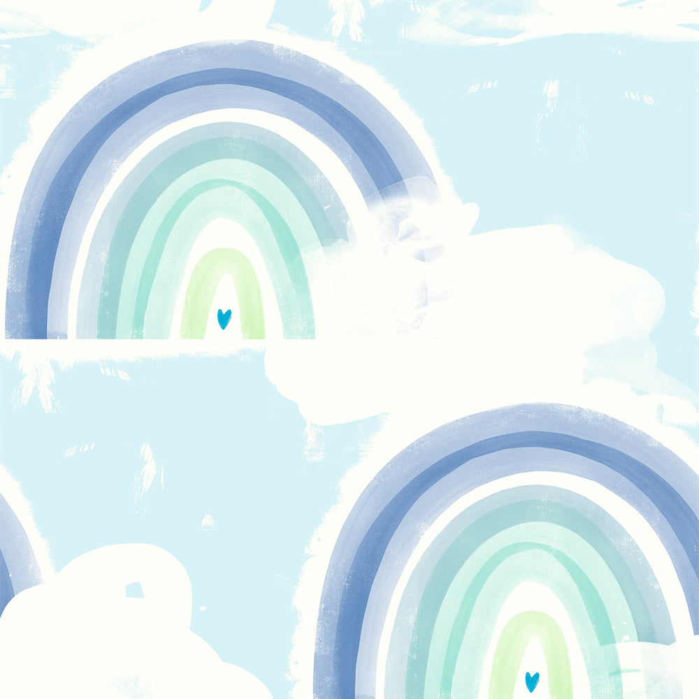 
                  
                    DA60204 blue kids rainbow nursery wallpaper from the Day Dreamers collection by Seabrook Designs
                  
                