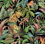 Tropical Leopard Jungle Peel and Stick Removable Wallpaper