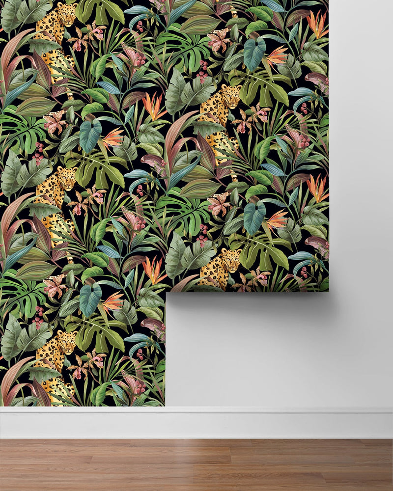 Jungle peel and stick wallpaper DB20100 roll from Daisy Bennett Designs