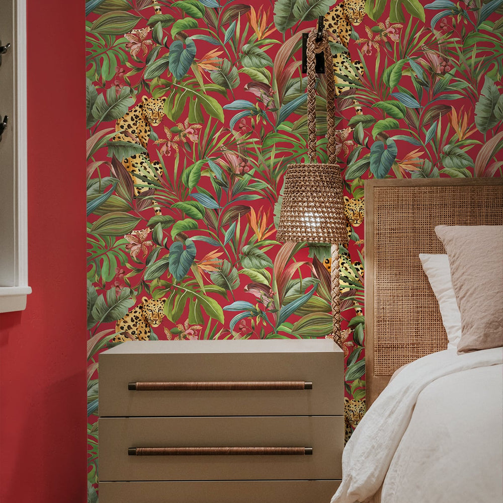 
                  
                    Jungle peel and stick wallpaper DB20101 bedroom from Daisy Bennett Designs
                  
                