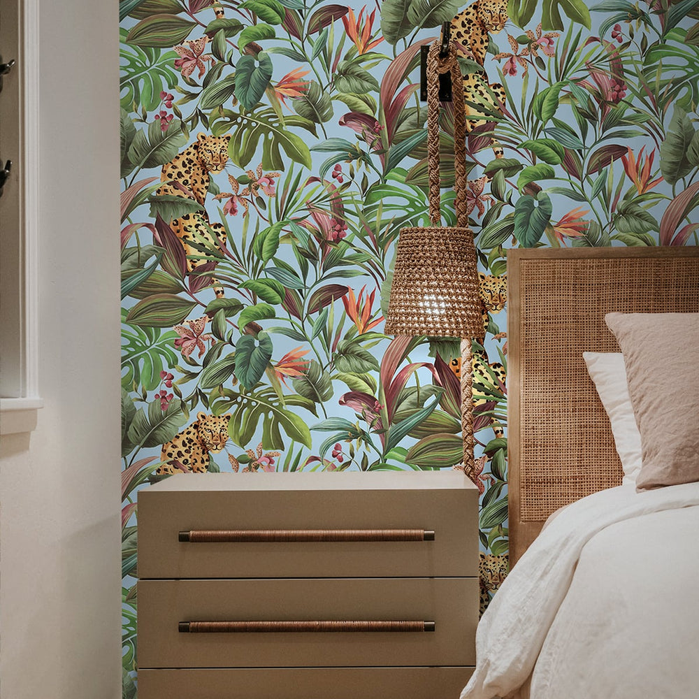 
                  
                    Jungle peel and stick wallpaper DB20102 bedroom from Daisy Bennett Designs
                  
                