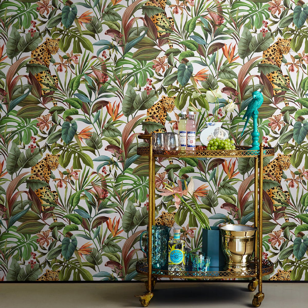 
                  
                    Jungle peel and stick wallpaper DB20105 bar cart from Daisy Bennett Designs
                  
                