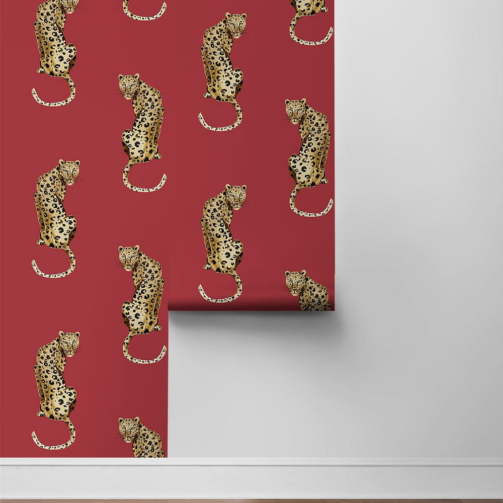 
                  
                    Leopard peel and stick wallpaper DB20201 roll from Daisy Bennett Designs
                  
                