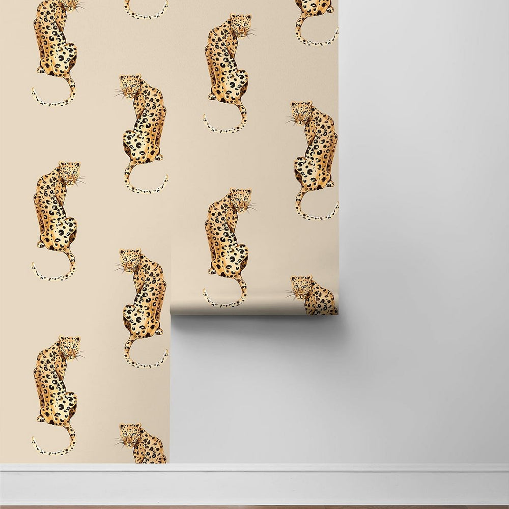 
                  
                    Leopard peel and stick wallpaper DB20205 roll from Daisy Bennett Designs
                  
                